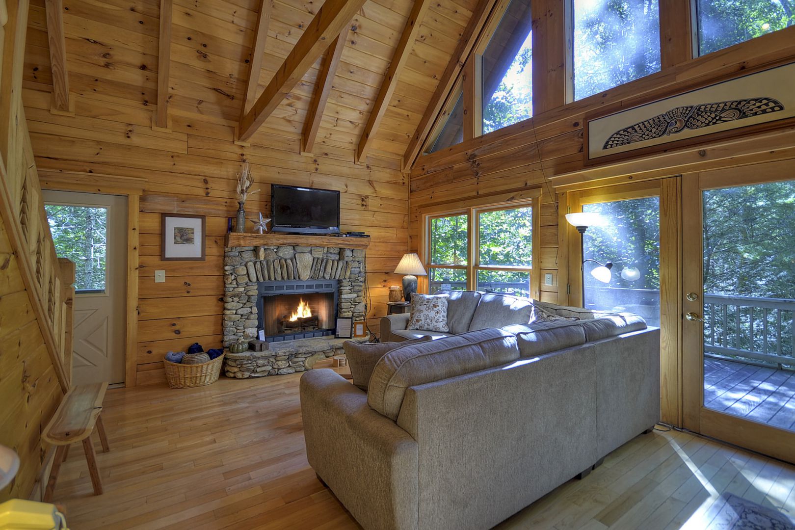 Thunder Falls Rental Cabin Cuddle Up Cabin Rentals